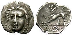 1 Обол Стародавня Греція (1100BC-330) Срібло 