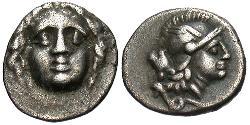 1 Обол Стародавня Греція (1100BC-330) Срібло 