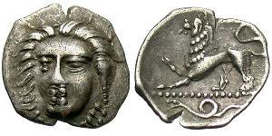 1 Обол Стародавня Греція (1100BC-330) Срібло 