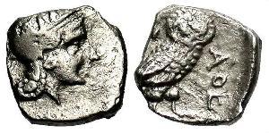 1 Обол Стародавня Греція (1100BC-330) Срібло 