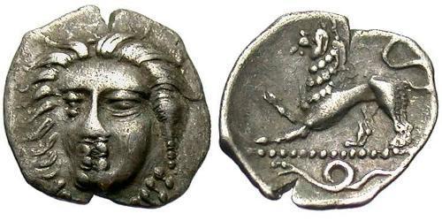 1 Обол Стародавня Греція (1100BC-330) Срібло 