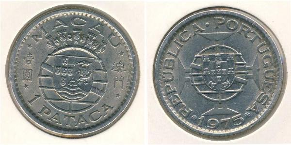 1 Патака Аоминь (1862 - 1999) Нікель/Срібло 