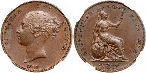 1 Пенни Соединённое королевство Великобритании и Ирландии (1801-1922)  Виктория (1819 - 1901)