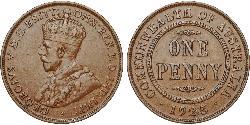 1 Пенни Австралия (1788 - 1939) Бронза Георг V (1865-1936)
