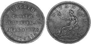1 Пенни Австралия (1788 - 1939) Медь 