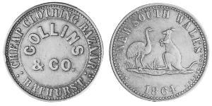 1 Пенни Австралия (1788 - 1939) Медь 