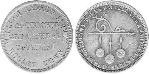 1 Пенни Австралия (1788 - 1939) Медь 