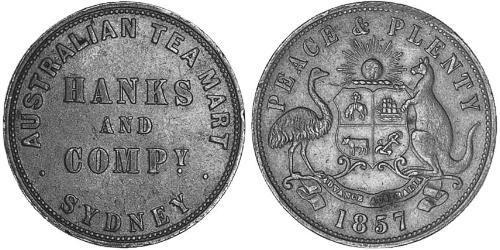 1 Пенни Австралия (1788 - 1939) Медь 