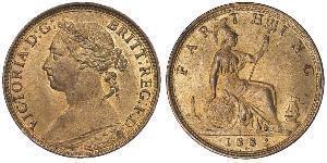 1 Пенни Соединённое королевство Великобритании и Ирландии (1801-1922) Медь Виктория (1819 - 1901)
