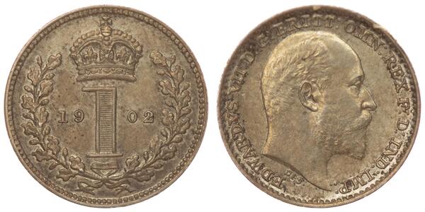 1 Пенни Великобритания  Серебро Эдуард VII (1841-1910)