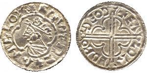 1 Пенни Королевство Англия (927-1649,1660-1707) Серебро Cnut (985 -1035)