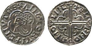 1 Пенни Королевство Англия (927-1649,1660-1707) Серебро Cnut (985 -1035)