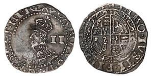 1 Пенни Королевство Англия (927-1649,1660-1707) Серебро Карл  I (1600-1649)