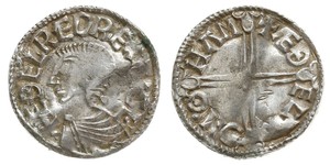 1 Пенни Королевство Англия (927-1649,1660-1707) Серебро Aethelred II (968 - 1016)