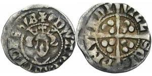 1 Пенни Королевство Англия (927-1649,1660-1707) Серебро Эдуард I (1239 - 1307)