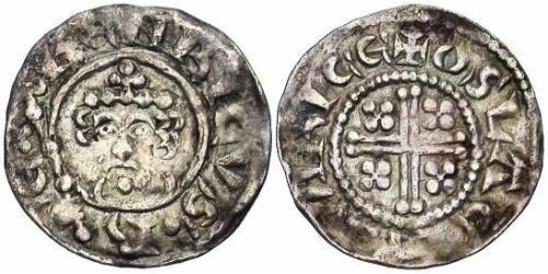 1 Пенни Королевство Англия (927-1649,1660-1707) Серебро Генрих II (1133 - 1189)