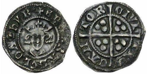 1 Пенни Королевство Англия (927-1649,1660-1707) Серебро Эдуард I (1239 - 1307)