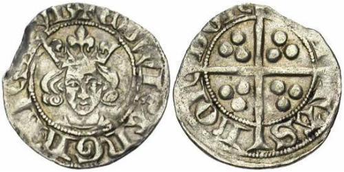 1 Пенни Королевство Англия (927-1649,1660-1707) Серебро Эдуард III (1312-1377)