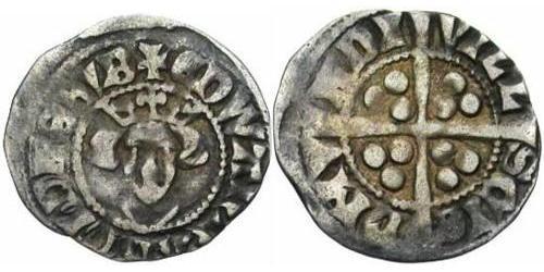 1 Пенни Королевство Англия (927-1649,1660-1707) Серебро Эдуард I (1239 - 1307)
