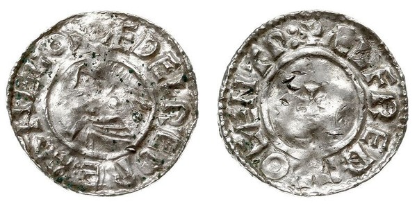 1 Пенни Королевство Англия (927-1649,1660-1707) Серебро 