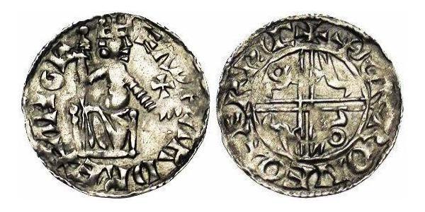 1 Пенни Королевство Англия (927-1649,1660-1707) Серебро Эдуард (1003 - 1066)