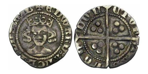 1 Пенни Королевство Англия (927-1649,1660-1707) Серебро Эдуард III (1312-1377)