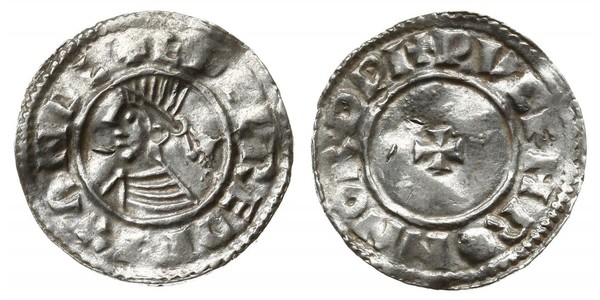 1 Пенни Королевство Англия (927-1649,1660-1707) Серебро 