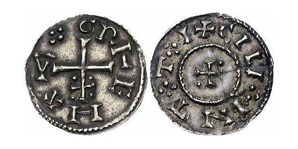 1 Пенни Королевство Англия (927-1649,1660-1707) Серебро 