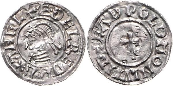 1 Пенни Королевство Англия (927-1649,1660-1707) Серебро 