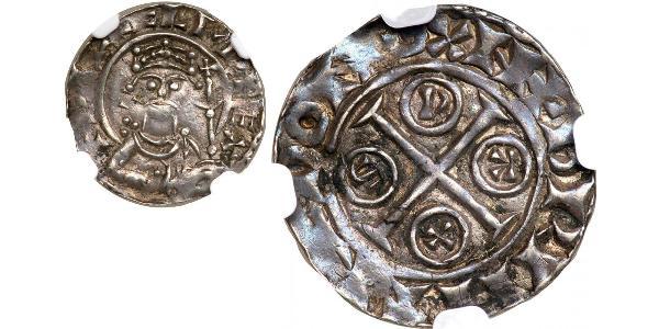 1 Пенни Королевство Англия (927-1649,1660-1707) Серебро Вильгельм I (1027 - 1087)