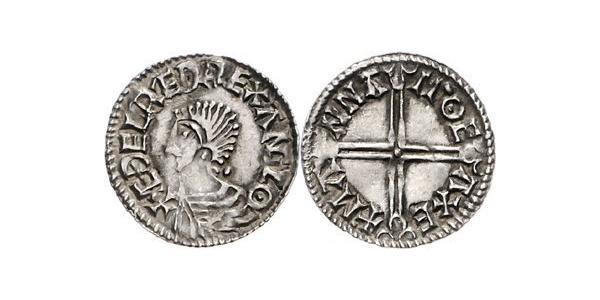 1 Пенни Королевство Англия (927-1649,1660-1707) Серебро Aethelred II (968 - 1016)