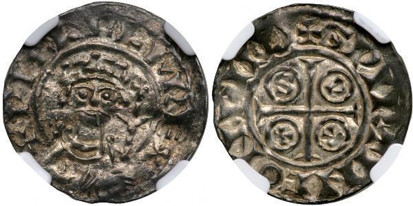 1 Пенни Королевство Англия (927-1649,1660-1707) Серебро Вильгельм I (1027 - 1087)