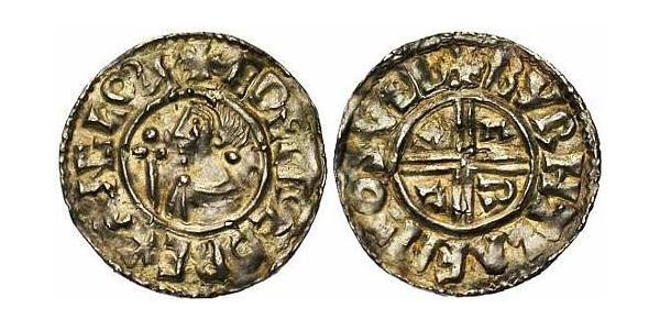 1 Пенни Королевство Англия (927-1649,1660-1707) Серебро Aethelred II (968 - 1016)