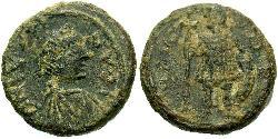 1 Пентанумиум Византийская империя (330-1453) Бронза Юстин I (450-527)