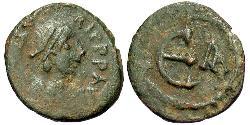 1 Пентанумиум Византийская империя (330-1453) Бронза Маврикий (539-602)