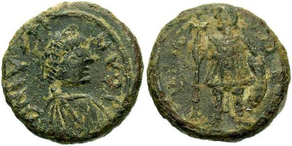 1 Пентанумиум Византийская империя (330-1453) Бронза Юстин I (450-527)