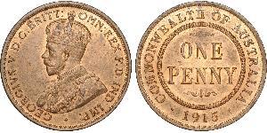 1 Пені Австралія (1788 - 1939) Бронза Георг V (1865-1936)
