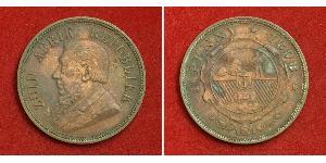 1 Пені Південно-Африканська Республіка Бронза Поль Крюгер (1825 - 1904)