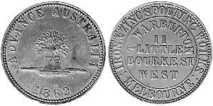1 Пені Австралія (1788 - 1939) Мідь 