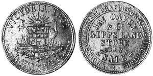 1 Пені Австралія (1788 - 1939) Мідь 