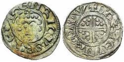 1 Пені Королівство Англія (927-1649,1660-1707) Срібло Іоанн Безземельний (1167-1216)