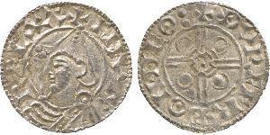 1 Пені Королівство Англія (927-1649,1660-1707) Срібло Cnut (985 -1035)