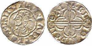1 Пені Королівство Англія (927-1649,1660-1707) Срібло Cnut (985 -1035)