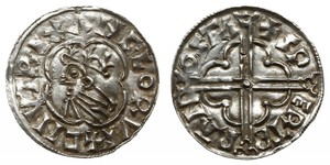 1 Пені Королівство Англія (927-1649,1660-1707) Срібло Cnut (985 -1035)