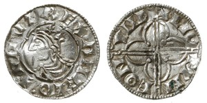 1 Пені Королівство Англія (927-1649,1660-1707) Срібло Cnut (985 -1035)