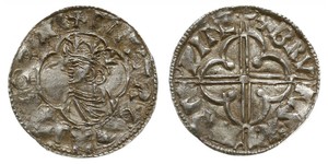 1 Пені Королівство Англія (927-1649,1660-1707) Срібло Cnut (985 -1035)