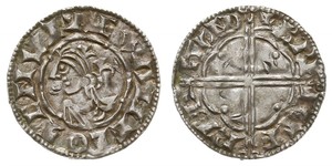 1 Пені Королівство Англія (927-1649,1660-1707) Срібло Cnut (985 -1035)