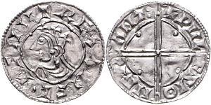 1 Пені Королівство Англія (927-1649,1660-1707) Срібло Cnut (985 -1035)