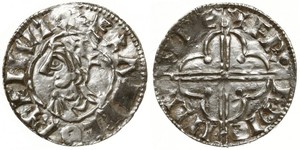 1 Пені Королівство Англія (927-1649,1660-1707) Срібло Cnut (985 -1035)