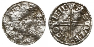 1 Пені Королівство Англія (927-1649,1660-1707) Срібло Aethelred II (968 - 1016)